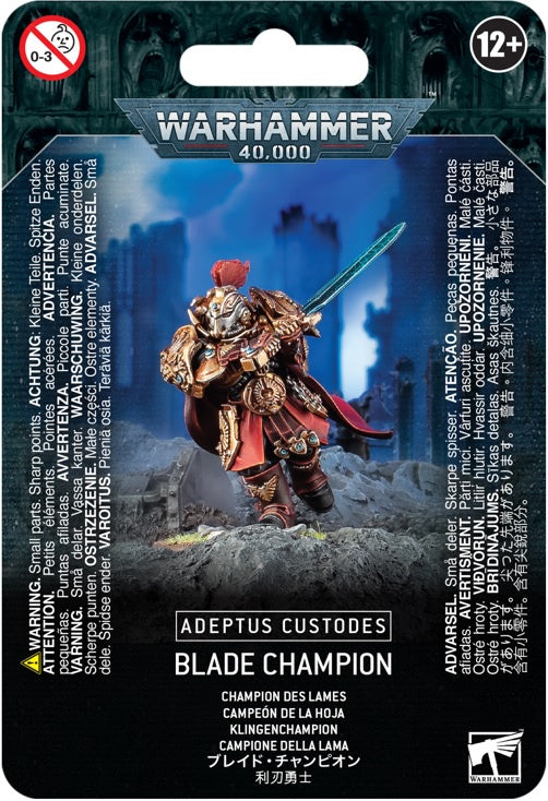 Warhammer 40K Space Marines Adeptus Custodes Blade Champion