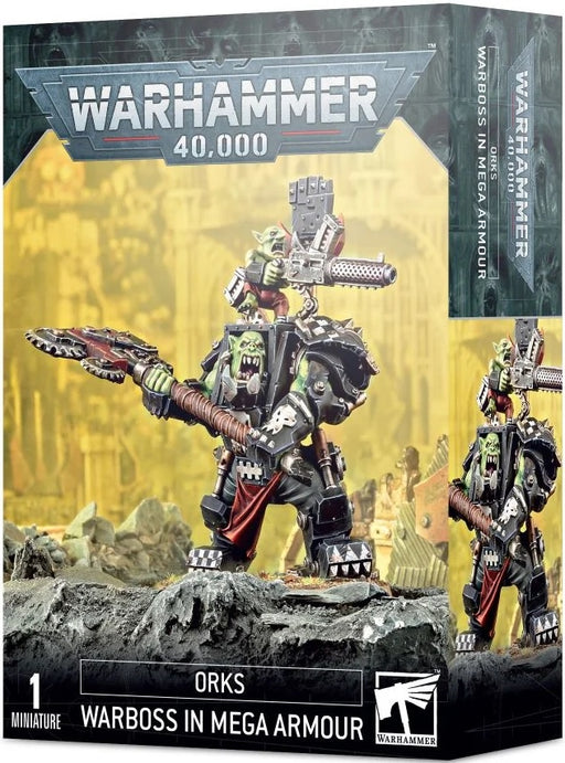 Warhammer 40K Orks Warboss in Mega Armour 50-56