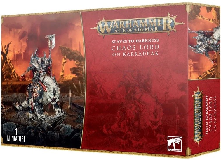 Warhammer Age Of Sigmar Slaves to Darkness Chaos Lord on Karkadrak 83-62