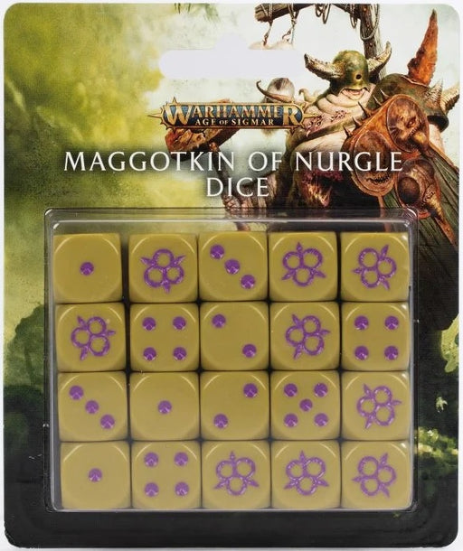 Warhammer Maggotkin of Nurgle Dice Set