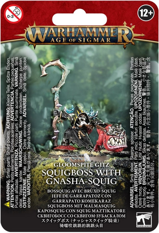 Warhammer Age Of Sigmar Gloomspite Gitz Squigboss with Gnasha-squig 89-75