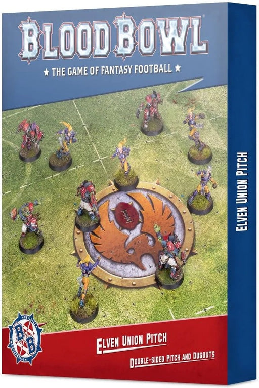 Blood Bowl Elven Union Pitch Double-sided Pitch and Dugouts Set