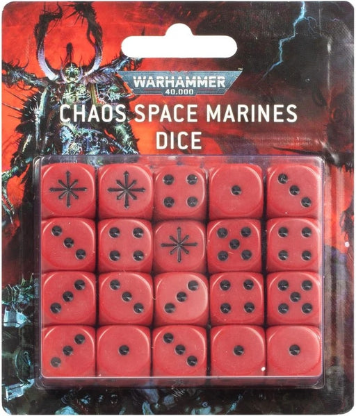 Warhammer 40K Chaos Marines Dice Set