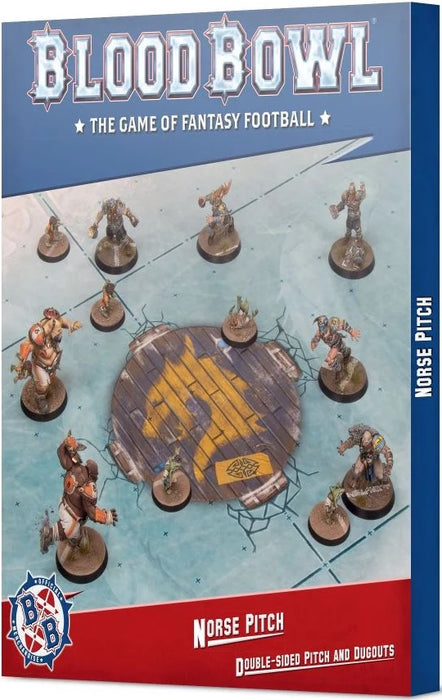 Blood Bowl Norse Pitch Double-sided Pitch and Dugouts Set