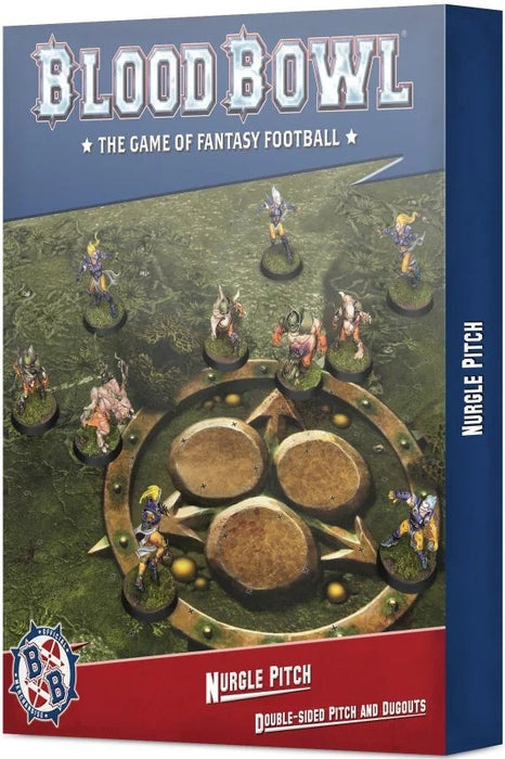Blood Bowl Nurgle Pitch Double-sided Pitch and Dugouts Set