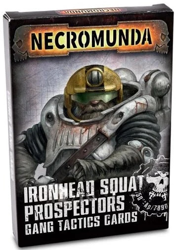 Necromunda Ironhead Squat Prospectors Gang Tactics Cards