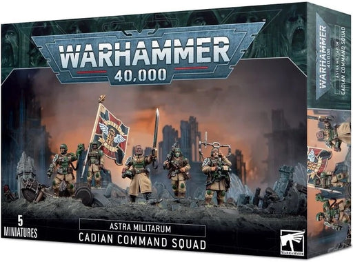 Warhammer 40K Astra Militarum Cadian Command Squad 47-09