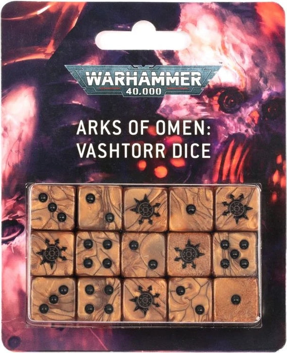 Warhammer 40,000 Arks of Omen Vashtorr Dice Set