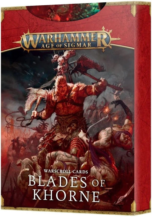 Warhammer Age Of Sigmar Warscroll Cards Blades of Khorne