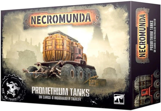 Necromunda Promethium Tanks on Cargo-8 Ridgehauler Trailer
