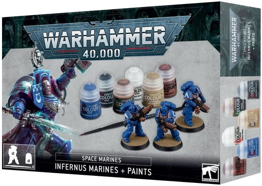 Warhammer 40,000 Space Marines: Infernus Marines + Paints Set