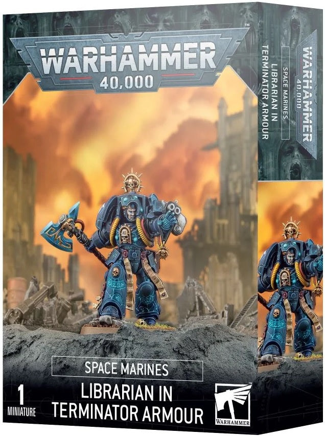Libators Warhammer 40,000 Space Marines Librarian in Terminator Armour