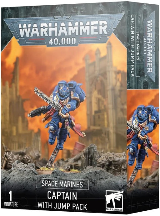 Warhammer 40K Space Marines Captain with Jump Pack