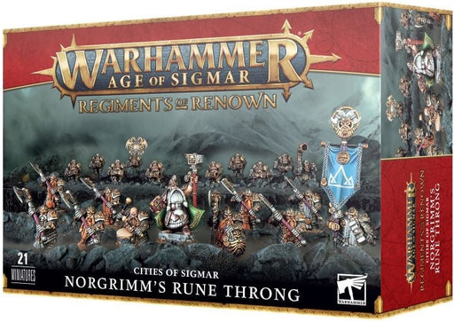 Warhammer Age of Sigmar Regiments of Renown Norgrimm's Rune Throng 71-86