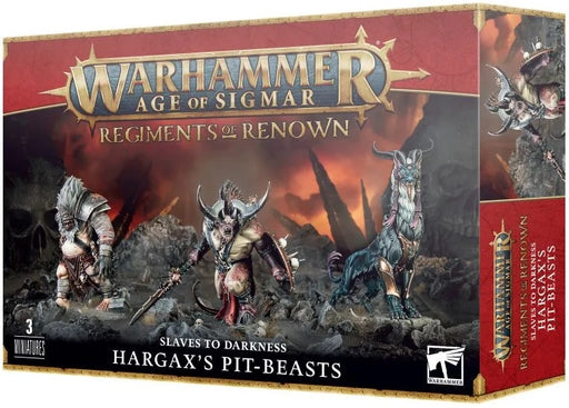 Warhammer Age of Sigmar Regiments of Renown Slaves to Darkness Hargax's Pit-beasts 71-81