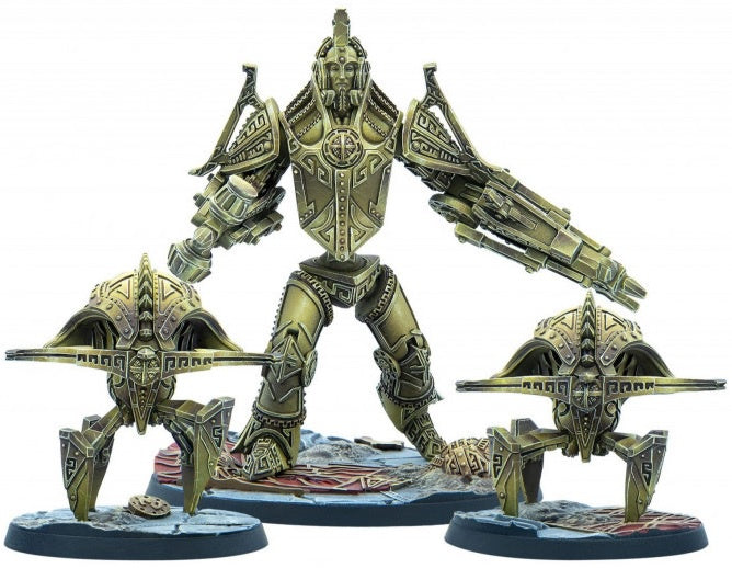 Elder Scrolls Call to Arms Miniatures Dwemer Centurion and Ballista
