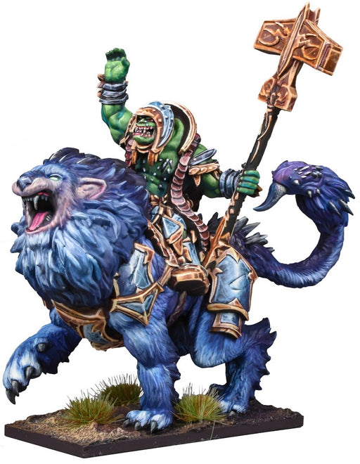 Kings of War Riftforged Orc Stormcaller on Manticore