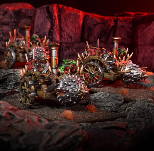 Kings of War Goblin Chariots / Mincer Mob