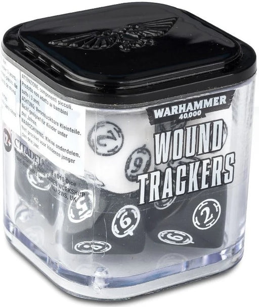Warhammer 40,000 Wound Trackers White / Black 40-47