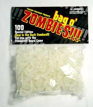 Zombies!!! Bag o' Zombies Glow in the Dark!