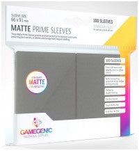 Gamegenic Matt Prime Card Sleeves Dark Gray (66mm x 91mm)