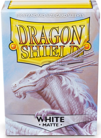 Dragon Shield 100 Count Standard Matte Sleeve White