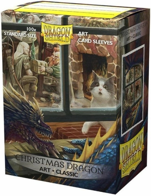 Dragon Shield Sleeves Dragon Shield Box 100 Art Classic Christmas Dragon