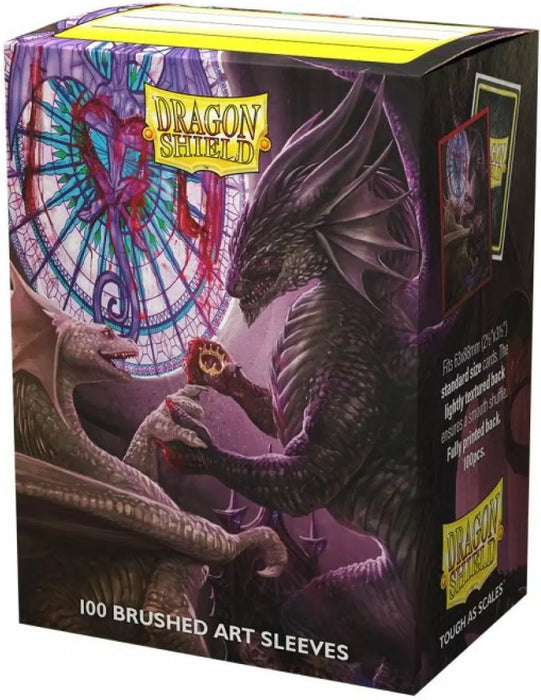 Dragon Shield Sleeves Box 100 Brushed Art Valentine Dragons 2022
