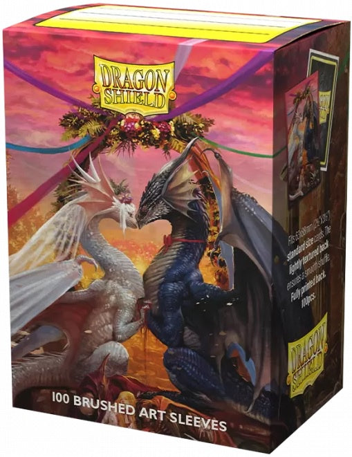 Sleeves Dragon Shield Box 100 Brushed Art Valentine Dragons 2023