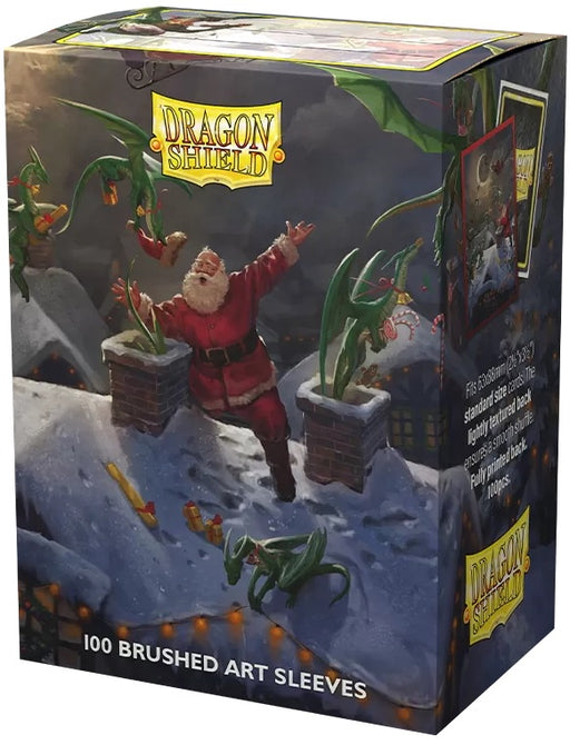 Dragon Shield Sleeves Box 100 Brushed Art Christmas 2023