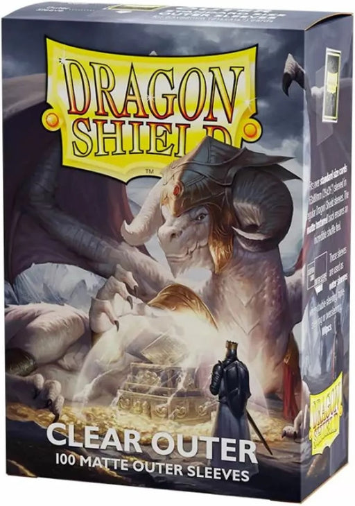 Sleeves Dragon Shield Outer Sleeves Matte Clear Standard Size