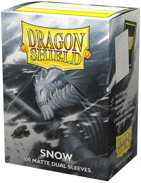 Dragon Shield Dual Matte Snow - Box 100