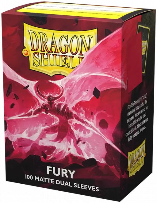 Sleeves Dragon Shield Box 100 Standard Size Dual Matte Fury