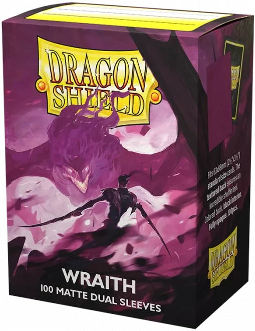 Sleeves Dragon Shield Box 100 Standard Size Dual Matte Wraith