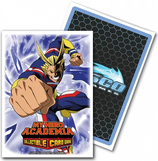 Sleeves Dragon Shield Box 100 Matte Art My Hero Academia All Might Punch