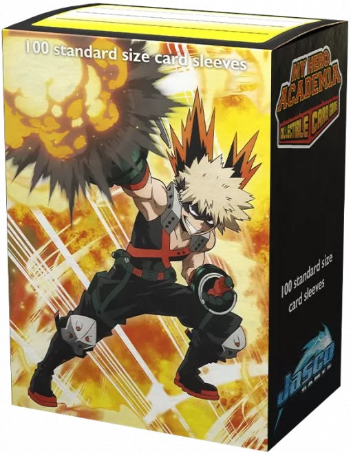 Sleeves Dragon Shield Box 100 Matte Art My Hero Academia Bakugo Explode