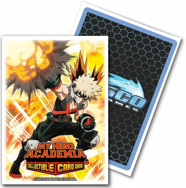 Sleeves Dragon Shield Box 100 Matte Art My Hero Academia Bakugo Explode