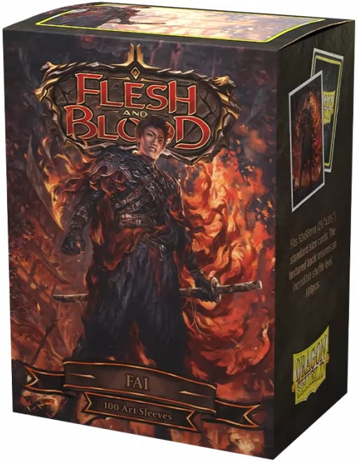 Dragon Shield Sleeves Box 100 Matte Art Flesh and Blood Uprising Fai