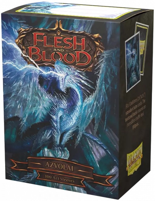 Sleeves Dragon Shield Box 100 MATTE Art Flesh and Blood Azvolai