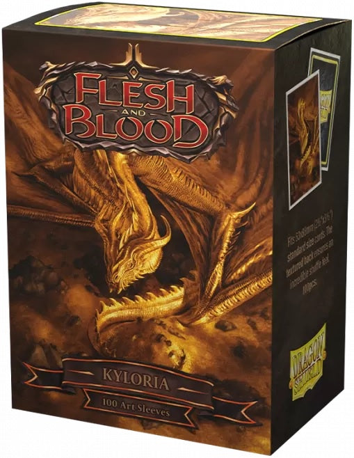 Sleeves - Dragon Shield - Box 100 - Matte Art - Flesh and Blood Kyloria