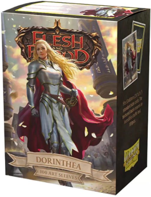 Dragon Shield Sleeves Box 100 Matte Art Flesh and Blood TCG Dorinthea Ironsong