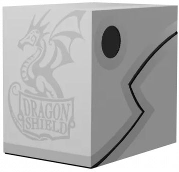 Deck Box Dragon Shield Revised Double Shell - Ashen White/Black