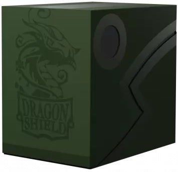 Deck Box Dragon Shield Revised Double Shell - Forest Green/Black