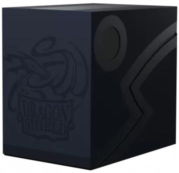 Deck Box Dragon Shield Revised Double Shell - Midnight Blue/Black