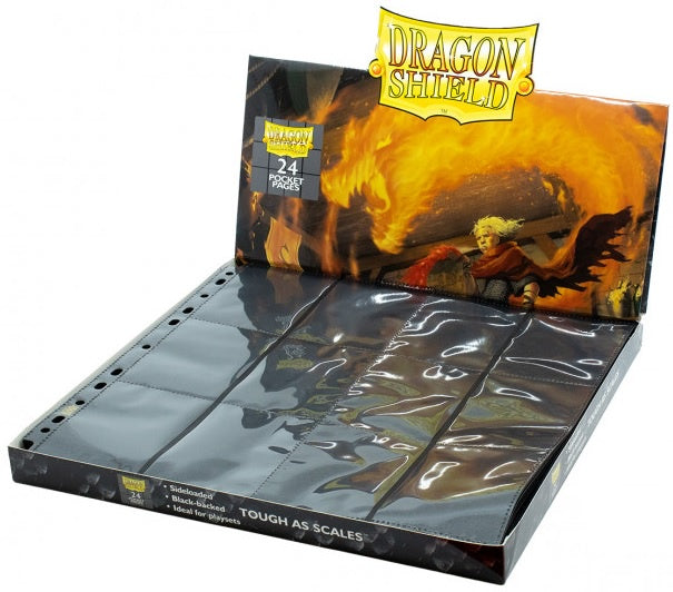 Dragon Shield 24 pocket page Clear Box of 50