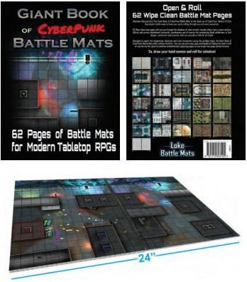 Giant Book of CyberPunk Battle Mats