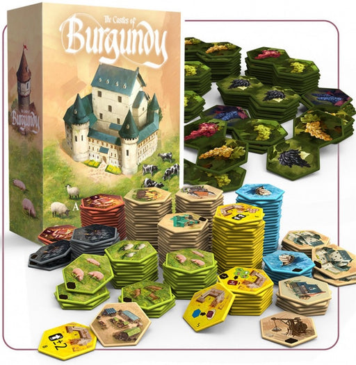 Castles of Burgundy Special Edition Upgraded Hex Acrilic