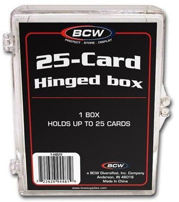 BCW Hinged Box 25 Count