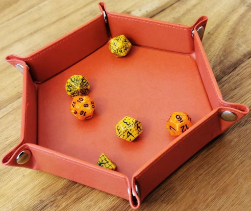 LPG Hex Dice Tray 6" Red