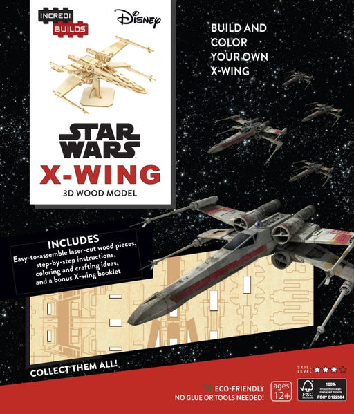 Incredibuilds Star Wars X Wing 3D Wood Model